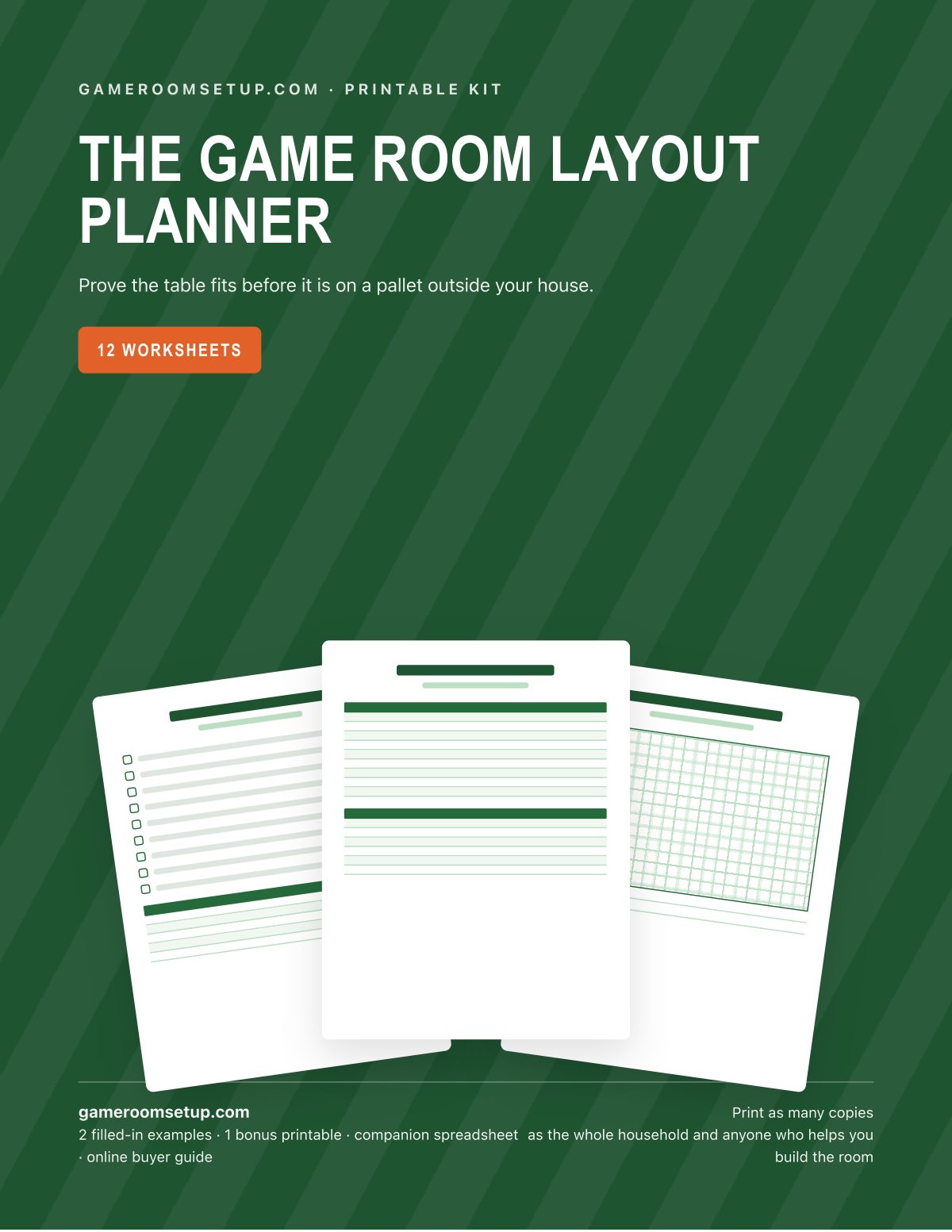 The Game Room Layout Planner cover